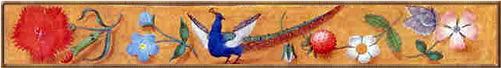 margin decoration from Chigi Codex, early 16th century